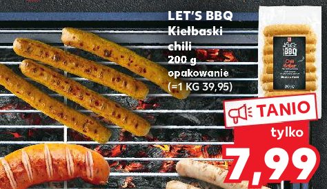 Kiełbaski chili K-classic let's bbq promocja