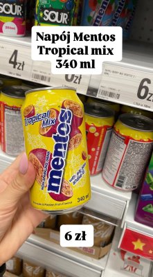 Napój Mentos Tropical mix 340 ml promocja w Dealz