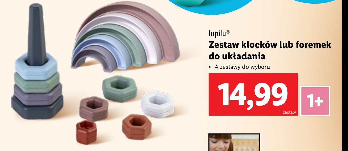 Zestaw foremek do uk艂adania Lupilu promocja