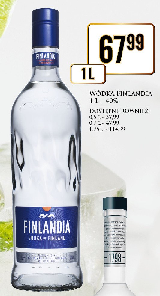 Wódka Finlandia vodka of finland promocja