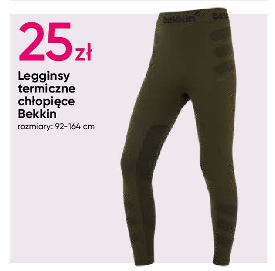 Legginsy chłopięce termiczne 92-164 Bekkin promocja