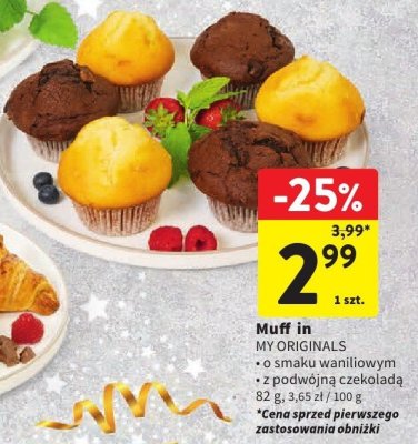 Muffin My Originals promocja w Intermarche