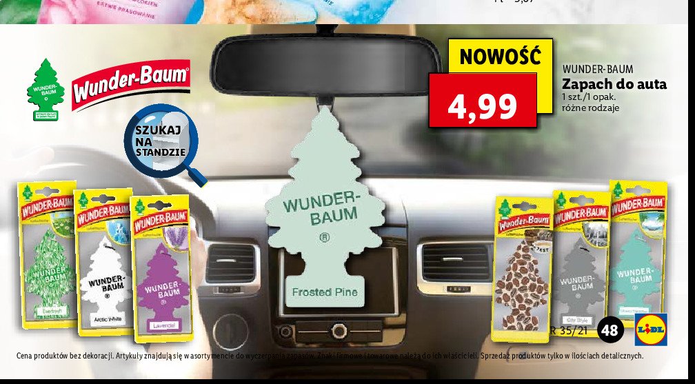 Choinka zapachowa fioletowa Wunder-baum promocja