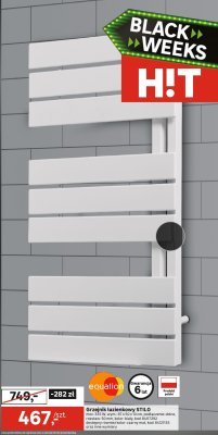 Grzejnik łazienkowy STILO biały promocja w Leroy Merlin