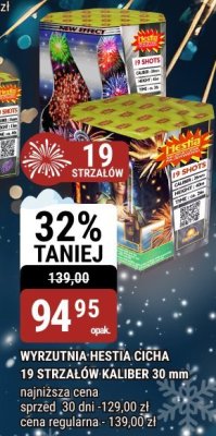 Wyrzutnia Hestia Cicha 19 strzałów kaliber 30 mm promocja w bi1