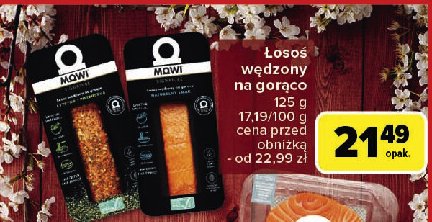 Łosoś wędzony na gorąco z pieprzem promocja