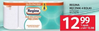 Ręcznik papierowy Regina 4 rolki promocja w Selgros