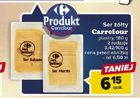 Ser babuni Carrefour targ świeżości promocja