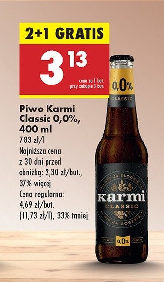 Piwo Karmi classic promocja w Biedronka