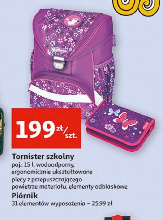 Tornister flower 15 l Herlitz promocja