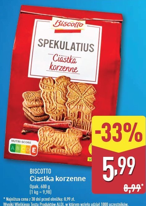 Ciastka korzenne Biscotto promocja