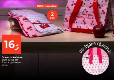 Ściereczki kuchenne 100% bawełna promocja w Dealz