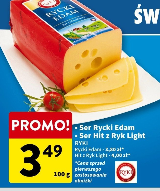 Ser hit z ryk light Ryki promocja