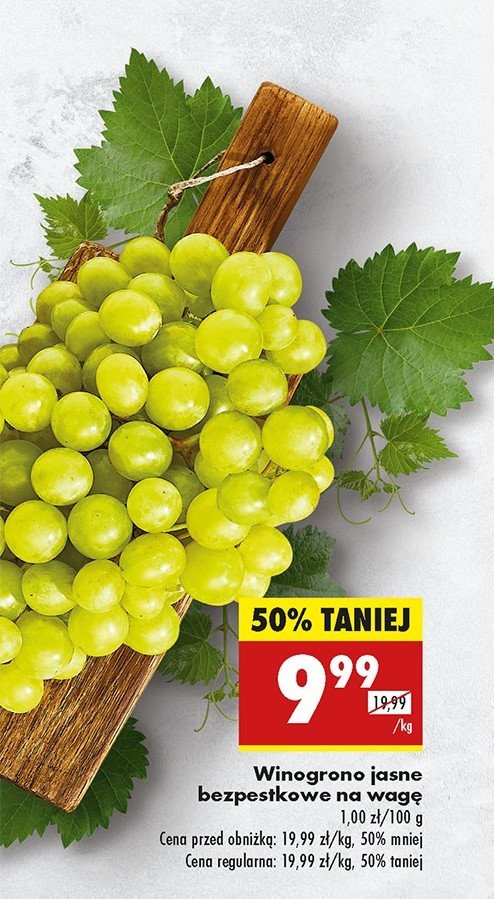 Winogrona bia艂e promocja