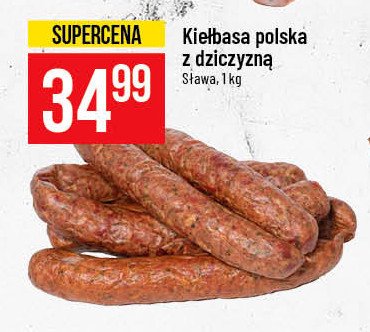 Kiełbasa polska z dziczyzny Sława promocja