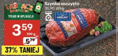 Szynka soczysta Morliny promocja w Delikatesy Centrum