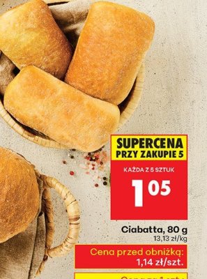 Ciabatta promocja w Biedronka