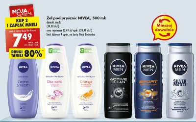 Żel pod prysznic diamond & argan oil Nivea promocja