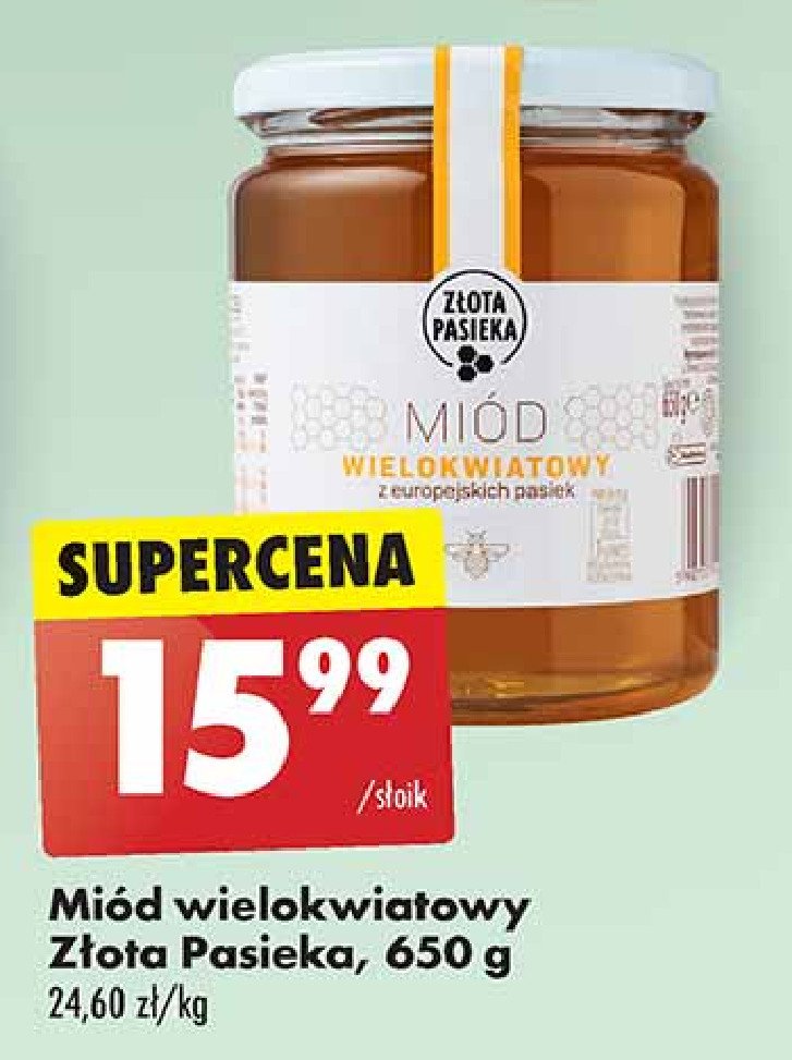 Miod wielokwiatowy Złota pasieka promocja