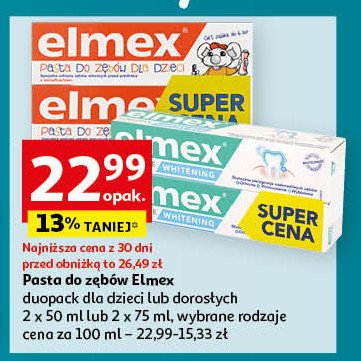 Pasta do zębów whitening Elmex sensitive promocja