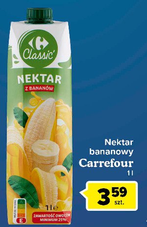 Nektar bananaowy Carrefour promocja