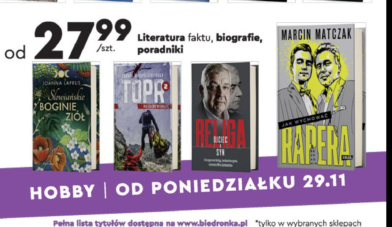 Mira suchodolska "religa. ojciec i syn" oprawa mi臋kka promocja