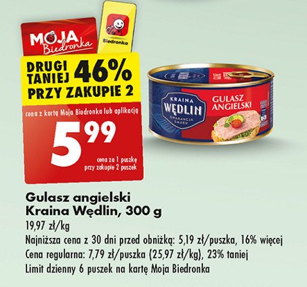 Gulasz angielski Kraina wędlin promocja