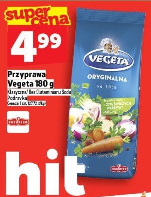 Przyprawa Vegeta 180 g promocja w TOPAZ