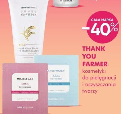Kosmetyki THANK YOU FARMER kosmetyki do pielęgnacji i oczyszczania twarzy promocja w Super-Pharm