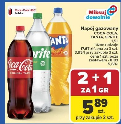 Napój gazowany Fanta promocja w Carrefour Market