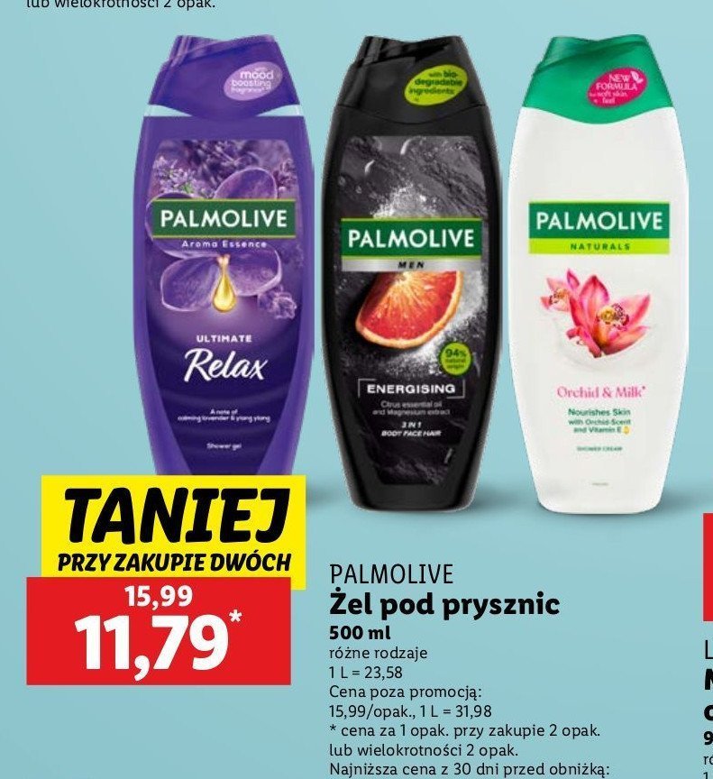 P艂yn do k膮pieli mleko i orchidea Palmolive naturals promocja