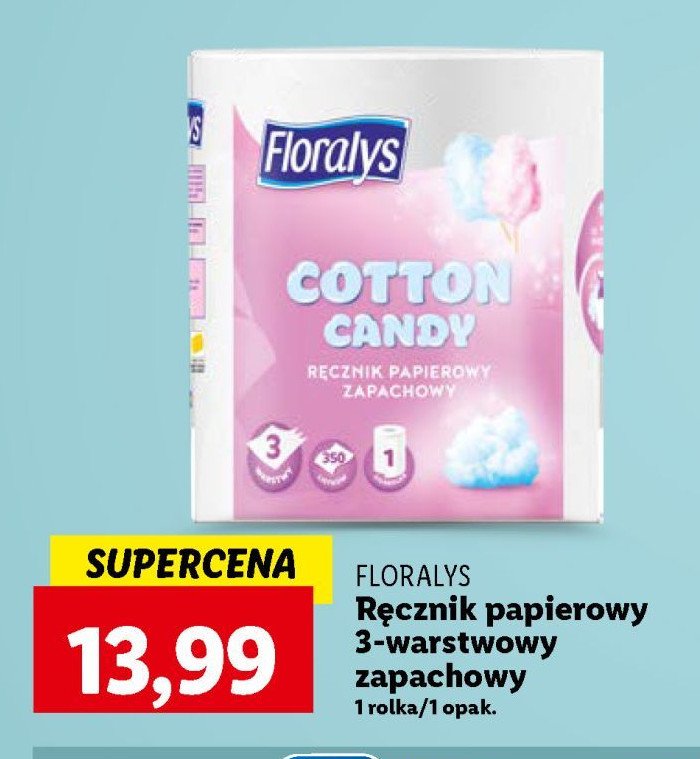 Ręcznik cotton candy Floralys promocja