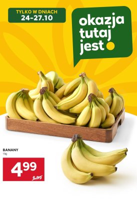 Banany promocja w Stokrotka