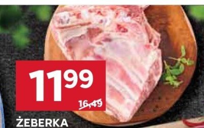 Żeberka wieprzowe mostki promocja w Stokrotka