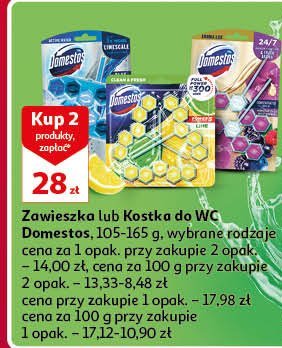 Kostka do wc ocean Domestos promocja