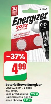 Baterie litowe Energizer CR2032 promocja w Dino