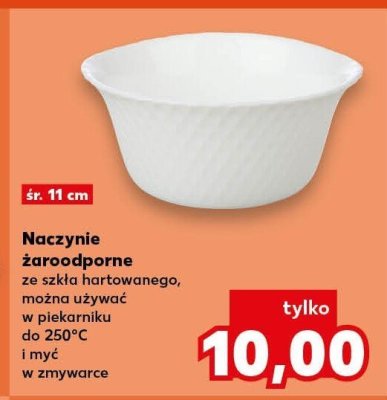 Naczynie żaroodporne ze szkła hartowanego promocja w Kaufland