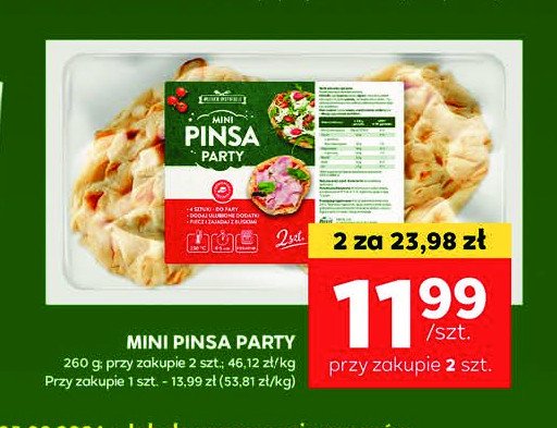 Mini pinsa party Dakri promocja w Stokrotka