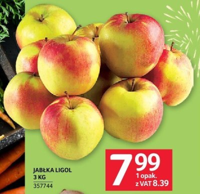 Jabłka Ligol 3 kg promocja w Selgros