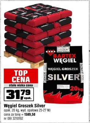 Węgiel Groszek Silver promocja w OBI