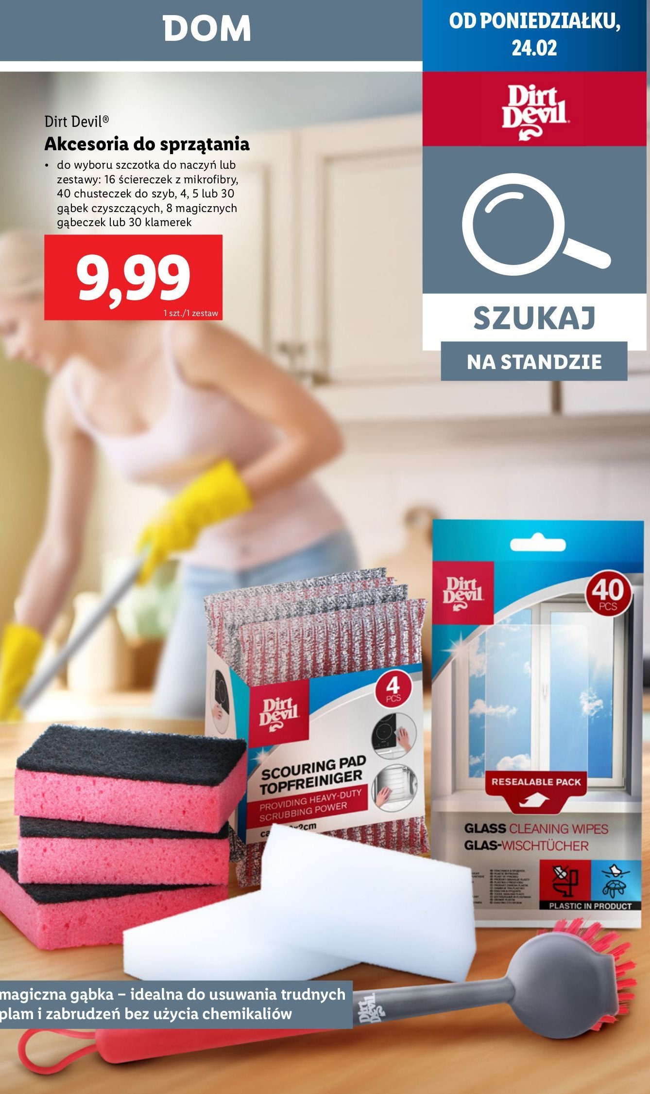 Klamerki DIRT DEVIL promocja w Lidl