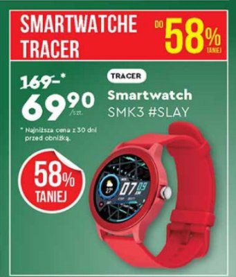 Smartwatch SMKS #SLAY Tracer promocja w Biedronka