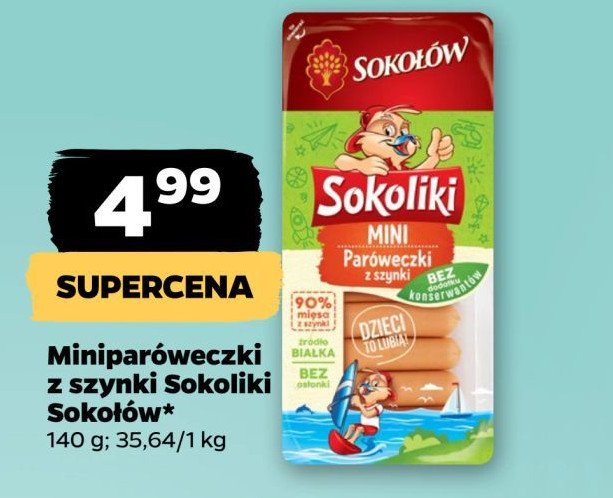 Mini paróweczki z szynki Sokołów sokoliki promocja