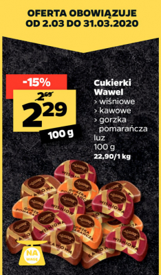 Cukierki kawowe Wawel promocja