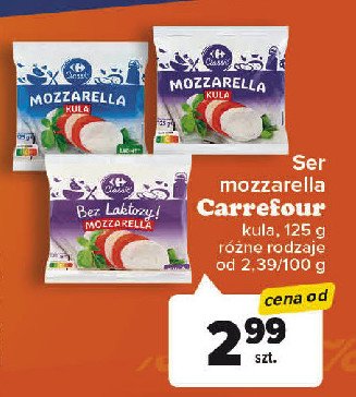 Mozzarella kila classic Carrefour promocja