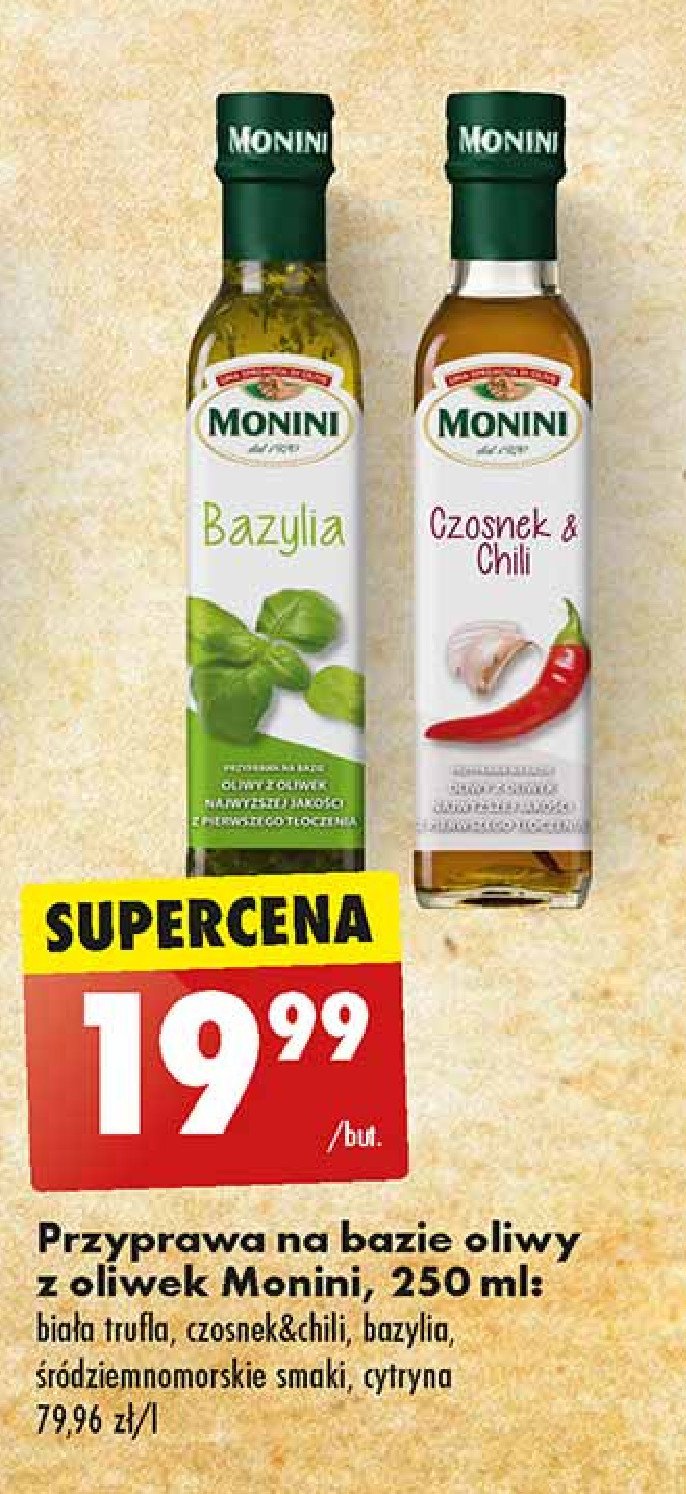 Oliwa z oliwek cytryna Monini promocja