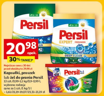 Kapsułki do prania promocja w Auchan