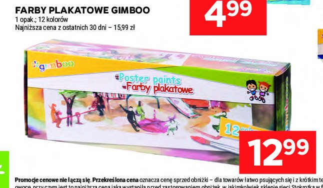 Farby plakatowe Gimboo promocja