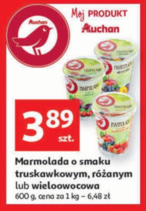 Marmolada rózana Auchan promocja