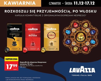 Kapsułki do ekspresu Nespresso, 10 szt.: Espresso promocja w Biedronka